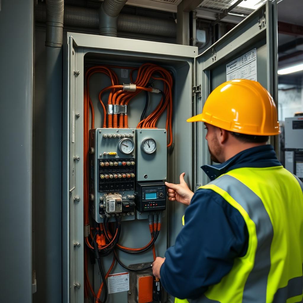 Electric Hero commercial electricians upgrading a 600 amp three phase service in Vancouver