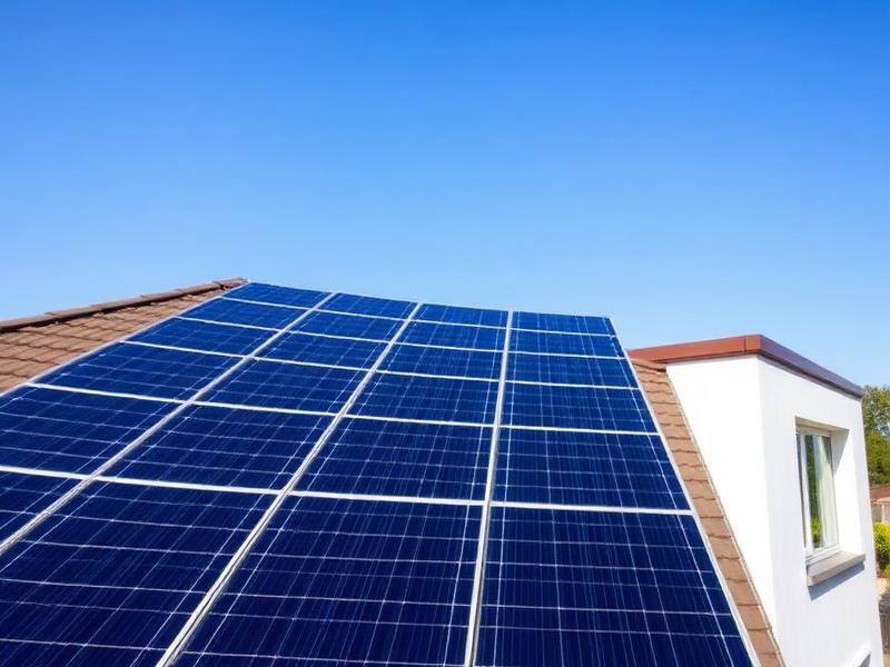 Electrician wiring a residential solar inverter and battery